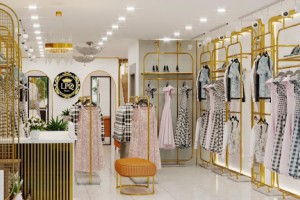 Thiết kế shop thời trang Luxury